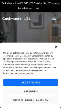 Vorschau der mobilen Webseite virtuelles-buero-in-muenchen.de, XERBA GmbH