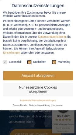 Vorschau der mobilen Webseite humandesign-berufsberatung.de, Human Design