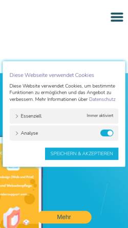 Vorschau der mobilen Webseite clickservice.at, Agentur Clickservice GmbH