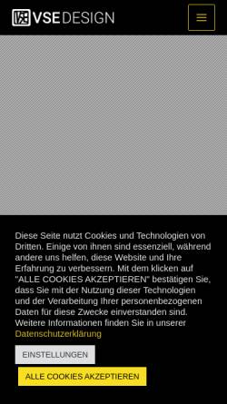 Vorschau der mobilen Webseite www.vsedesign.de, VSE Design