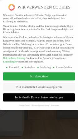 Vorschau der mobilen Webseite seelenwellness-muenchen.de, Kosmetikstudio Maxvorstadt