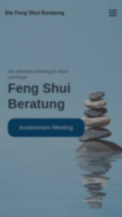 Vorschau der mobilen Webseite die-feng-shui-beratung.de, Imperial Master Mark Sakautzky