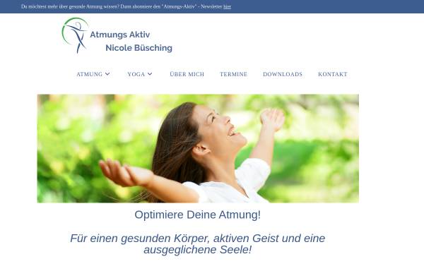 Vorschau von nicole-buesching.de, AtmungsAktiv mit Nicole Büsching