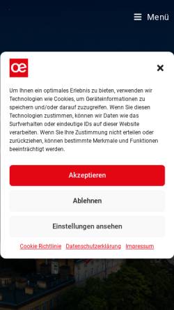 Vorschau der mobilen Webseite www.oehlschlegel-service.de, Oehlschlegel Service GmbH
