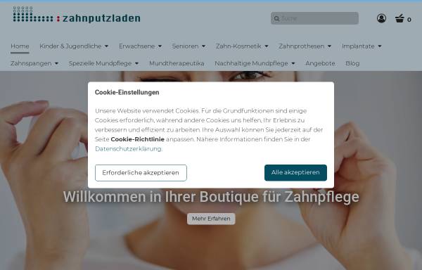 Vorschau von www.zahnputzladen.de, Zahnputzladen