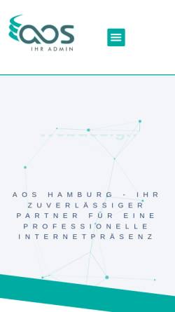 Vorschau der mobilen Webseite aos-hamburg.de, AOS Hamburg