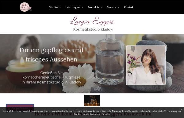 Vorschau von www.eggers-kosmetik.de, Kosmetikstudio Kladow - Larysa Eggers