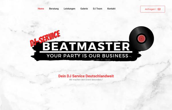 Vorschau von djservice-beatmaster.de, DJ Service Beatmaster