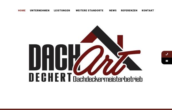 Vorschau von dachart-dechert.de, Dachart-Dechert Dachdeckermeisterbetrieb