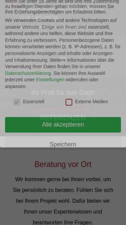 Vorschau der mobilen Webseite lauenburger-bedachung.de, Lauenburger Bedachungen
