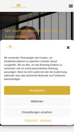 Vorschau der mobilen Webseite www.meyringermarketing.de, Meyringer Marketing