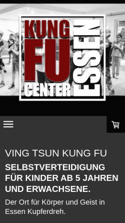Vorschau der mobilen Webseite www.kungfu-center.com, Kung Fu Center