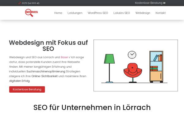 Vorschau von www.webdesign-loerrach-seo.de, Agentur Kilian Boraki