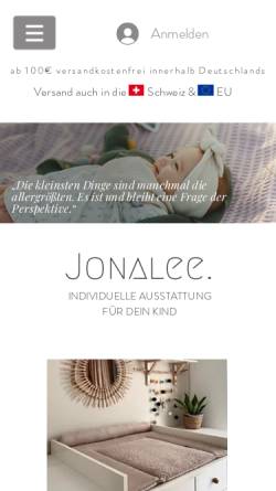 Vorschau der mobilen Webseite www.jonalee.de, Jonalee