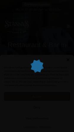 Vorschau der mobilen Webseite stasnys.de, Stasny’s Heritage Restaurant und Bar