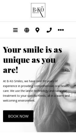 Vorschau der mobilen Webseite www.bkoesmiles.de, B-Kö Smiles