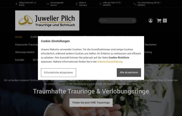 Vorschau von www.juwelier-pilch.com, Juwelier Pilch