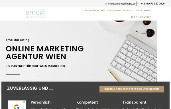Vorschau von emc-marketing.at, emc Marketing e.U.