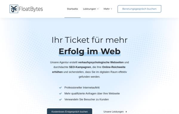 Vorschau von www.floatbytes.de, FloatBytes UG (haftungsbeschränkt)