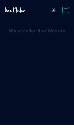 Vorschau der mobilen Webseite wee-media.de, Wee Media
