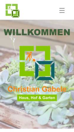 Vorschau der mobilen Webseite www.christian-gabele.com, Christian Gabele