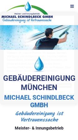 Vorschau der mobilen Webseite www.schindlbeckgmbh.de, Michael Schindlbeck GmbH