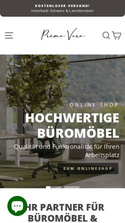 Vorschau der mobilen Webseite primovero.ch, Primo Vero GmbH