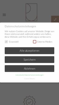Vorschau der mobilen Webseite pietaet-ulm.de, Pietät Ulm Bad Nauheim