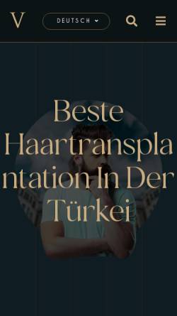 Vorschau der mobilen Webseite de.istanbulvita.com, Istanbul Vita Haar Klinik | Haartransplantation Türkei