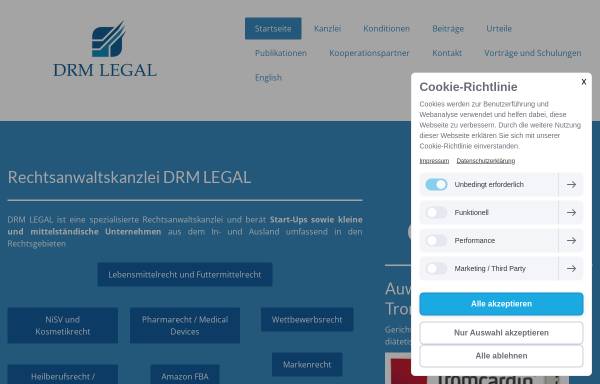 Vorschau von www.drmlegal.de, DRM LEGAL