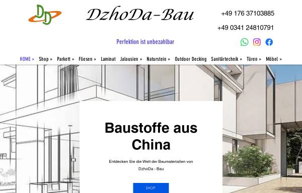 Vorschau von www.dzhoda-bau.com, Dzhoda