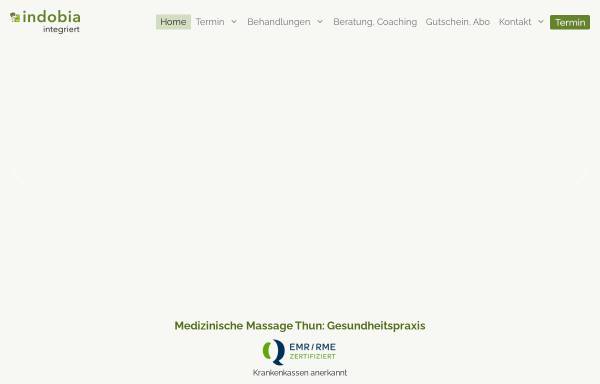 Vorschau von indobia-massage-thun.ch, indobia - Massage Thun