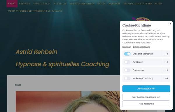 Astrid Rehbein Hypnose & spirituelles Coaching