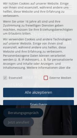 Vorschau der mobilen Webseite www.hinweisgeberschutz-system.de, Immerce Consulting GmbH