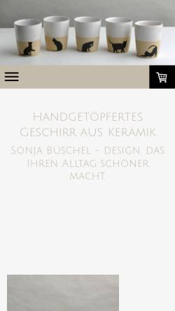 Vorschau der mobilen Webseite www.buescheldesign.de, Büscheldesign