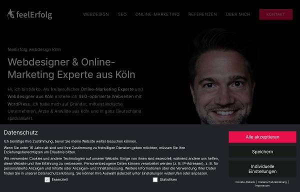Vorschau von feelerfolg-webdesign.de, feelErfolg webdesign