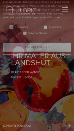 Vorschau der mobilen Webseite www.maxulbrich.de, Max Ulbrich GmbH