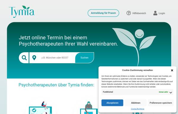 Vorschau von www.tymia.de, Tymia GmbH