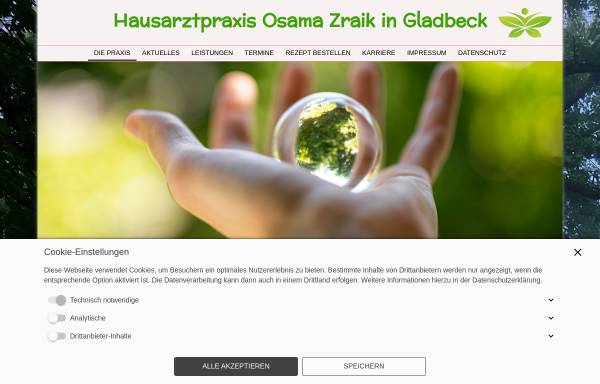 Vorschau von www.hausarzt-gladbeck.com, Hausarztpraxis Osama Zraik