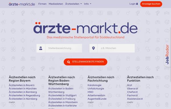 Vorschau von www.aerzte-markt.de, ärzte-markt.de