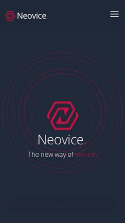 Vorschau der mobilen Webseite neovice.de, Neovice GmbH