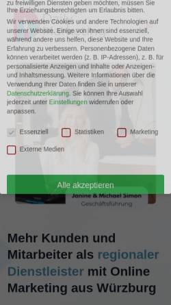 Vorschau der mobilen Webseite daily-marketing.de, Daily Marketing Agentur