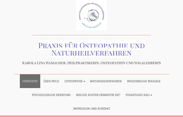 Vorschau von www.osteopathie-erftkreis.de, Praxis für Osteopathie und Naturheilverfahren