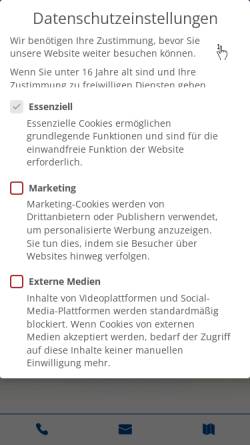 Vorschau der mobilen Webseite kirschbaum-tiernahrung.de, Otto Kirschbaum GmbH & Co. KG