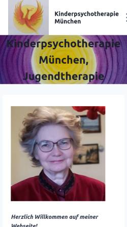 Vorschau der mobilen Webseite kinder-psychotherapie.online, Kinderpsychotherapie München