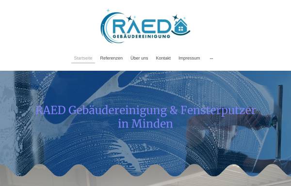 Vorschau von www.raed-gebaeudereinigung.de, Raed Gebäudereinigung