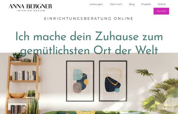 Vorschau von annabergner.com, Anna Bergner Interior Design