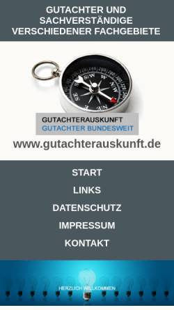Vorschau der mobilen Webseite www.gutachterauskunft.de, Netzer & Netzer UG (haftungsbeschränkt)
