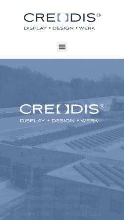Vorschau der mobilen Webseite www.creodis.de, Creodis GmbH