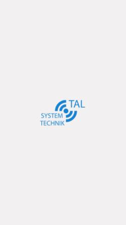 Vorschau der mobilen Webseite www.tal-systemtechnik.de, TAL Systemtechnik GmbH
